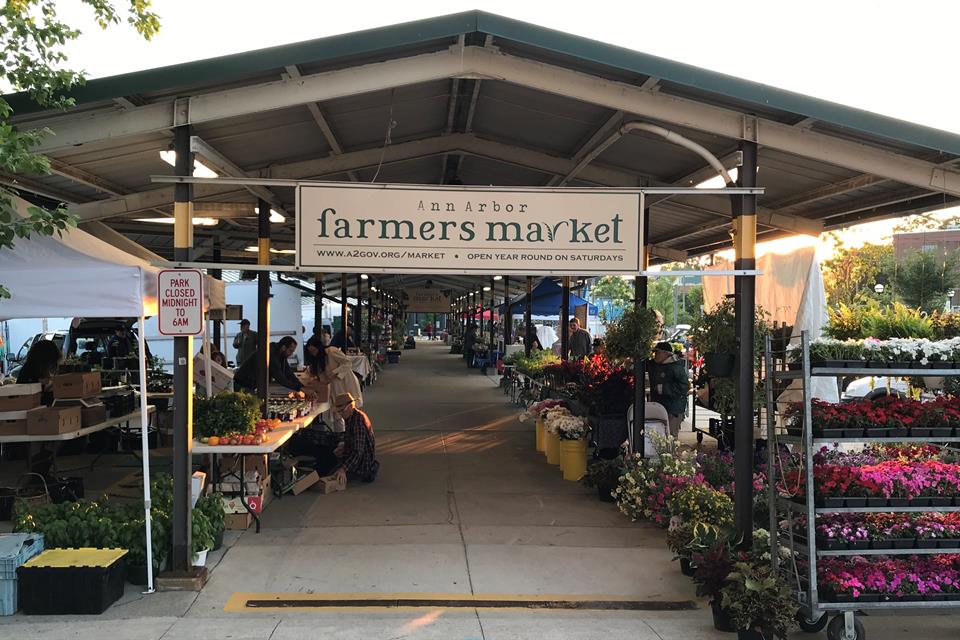 Ann Arbor Farmers Market Michigan