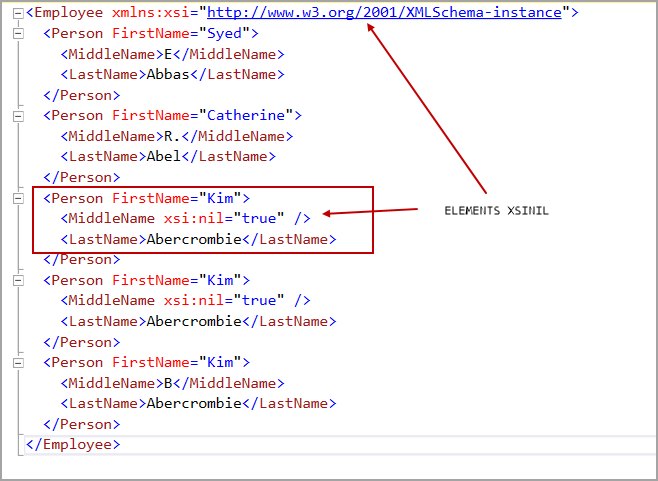 Usage XML Character Code